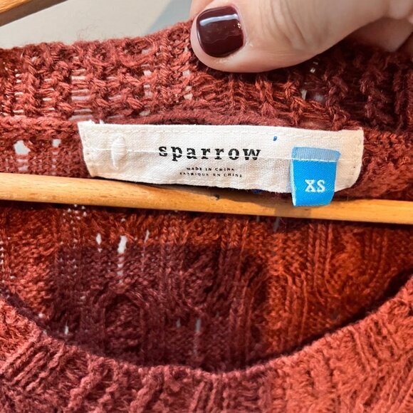 Anthropologie Sparrow Wool Cable Knit Sweater‎ Dress- Size XS - Picture 2 of 5